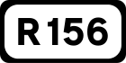 R156 road shield}}