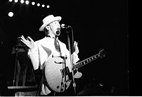 August Darnell as Kid Creole, in concert in 1987