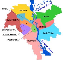 Location of Solomianskyi District