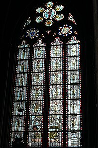 "Tree of Jesse" window showing ancestry of Christ