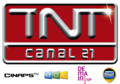 Ancien logo du canal 21 du 20 mars 2008 au 12 décembre 2012.