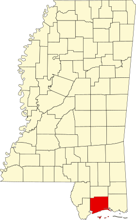 Localisation de Comté de Harrison(Harrison County)