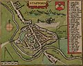 Image 47Map of Stafford by John Speed circa 1611 (from Stafford)