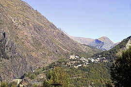 A general view of Mizoën
