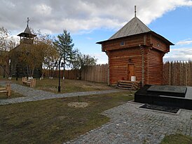 Восстановленная башня и стены Обдорского острога