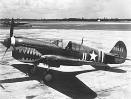 Yhdysvaltain armeijan ilmavoimien P-40K.