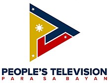 TV network logo, a multicolored triangle