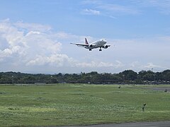 Philippine Airlines landing NAIA
