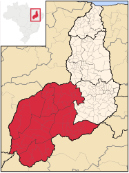 Sudoeste Piauiense – Mappa