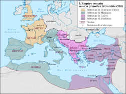 L'Empire et la province de Thrace en 305