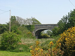 Disused bridge, of the former Dundalk, Newry and Greenore Railway, at Bellurgan Point