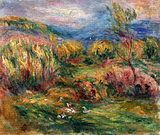 Landscape near Cagnes-sur-Mer, Pierre-Auguste Renoir