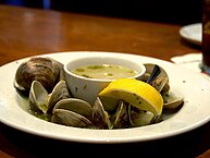 Steamed clams