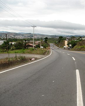 Carretera Interamericana Norte near San Ramón canton, Alajuela province, Costa Rica. April 2007.