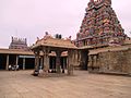 Image 21The hall in front of Ranganayaki's shrine, Srirangam, where Kambar is said to have recited his works on Kamba Ramayanam (from Tamils)