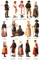 Image 11Traditional Swedish folk costumes according to Nordisk Familjebok (from Culture of Sweden)