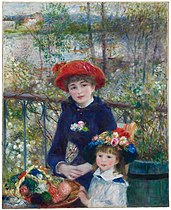 Pierre-Auguste Renoir, Two Sisters (On the Terrace), 1881, Art Institute of Chicago