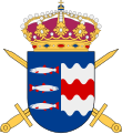 Coat of the arms of the Västernorrland Regiment (I 21/Fo 23) 1994–2000 and the Västernorrland Group (Västernorrlandsgruppen) 2000–2004.