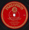 Vertinsky Parlophone B.23017, made in Germany