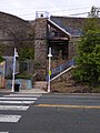 Entrance to Wissahickon station platform (stairwell leading up to tunnel)