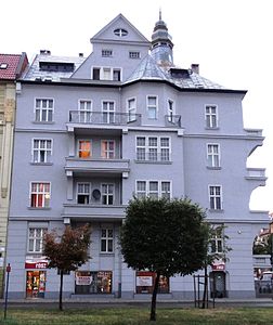 Facade on Mickiewicz Alley
