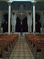 صورة لكنيسة مار جرجس للسريان الأرثوذكس من الداخل.