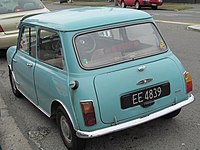 Morris Mini 1000 with larger windows and rear lights