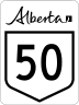 Highway 50 marker