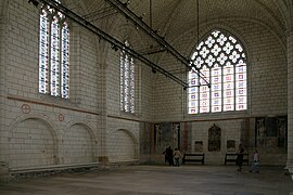 Chapelle, château d'Angers (1405-1413).