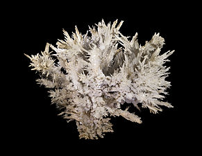 Aragonite mine de Salsigne, Aude (France) ; 30 × 30 × 20 cm .