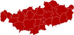 Location of the arrondissement in Walloon Brabant