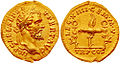 Aureus minted by Septimius Severus to celebrate the legion that proclaimed him emperor