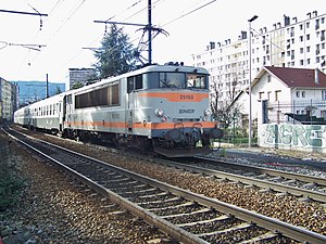 Die BB 25193 verlässt Chambéry