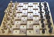 Chessboard adapted for visually impaired people