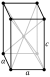 Struktur kristal Body-centered tetragonal untuk protaktinium