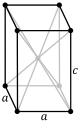 Tetragonal, body-centered