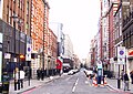 Bolsover Street looking south from GPS Tube Station