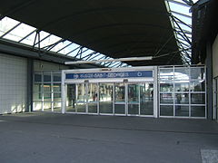 Bâtiment voyageurs de la gare côté nord.