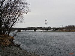 A bridge over the Bystraya near the village of Kavalerskoye