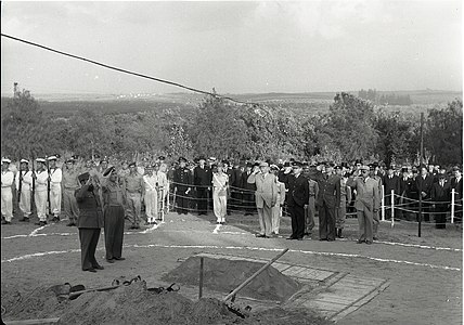 Weizmann's funeral in 1952