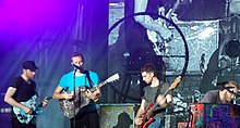 Coldplay performing in Toronto
