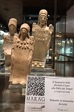 Statuettes de terre cuite de divinités chtoniennes. VIe siècle av. J.-C.