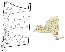 Location of Fishkill, New York