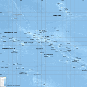 Islas Palliser ubicada en Polinesia Francesa