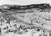 The beach around 1930