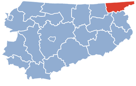 Localisation de Powiat de Gołdap