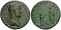 Image 21Sestertius issued under Hadrian circa AD 134–138 (from Roman Empire)