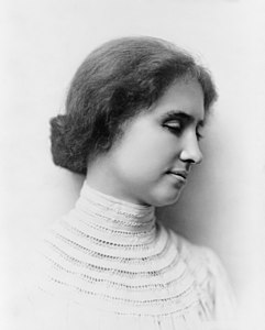 Helen Keller, by author unknown (edited by Durova)