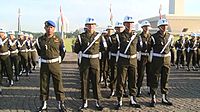 インドネシアの憲兵。