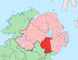 County Armagh的位置